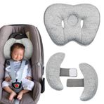 Bebekler İçin Boyun Yastığı | Bebek Oto Koltukları Yastık - Bebek Seyahat Yastığı, Bebek Baş ve Boyun Destek Yastığı Oto Koltuğu, Oto Koltukları için Boyun Yastığı, Pusetler Wekijau