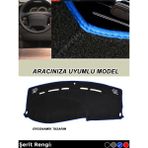 bebekokusu Hyundai Accent Yumurta Kasa (1993-1999) Modeller Için Uyumlu 3D Ön Göğüs / Torpido Koruma - Mavi Şerit