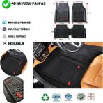 bebekokusu Kia Sportage 2008 Uyumlu Havuzlu Üniversal Maxi Paspas Siyah