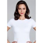 bebekokusu Şahinler Yarım Kol Bisiklet Yaka Atlet B228 - Beyaz - L - XL
