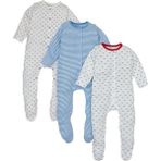 Bebekya Mothercare Tulum 3 Lü Bebek Tulumu Kalpli 24-36 Ay - Çok Renkli - 24 - 36 Ay
