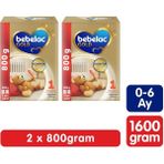 Bebelac Gold Konfor 1 Bebek Sütü 0-6 Ay 800 Gr x 2 Adet 1600 Gr