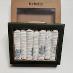 Bebelio %100 Coton 7li Bebek Ağız Silme Mendili - Erkek Mendil 3