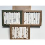 Bebelio %100 Coton 7li Bebek Ağız Silme Mendili Yeni Sezon 3 Lü Paket - Erkek 3 lü Paket