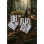 Bebelio %100 MÜSLİN 7LI Bebek Ağız Silme Mendili 2 Li Paket - KÖPEK ZEBRA