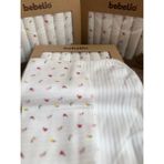 Bebelio 7’li Kırmızı & Sarı Gül Desenli Bebek Ağız Mendili Seti - Krem - 0 - 2 Yaş
