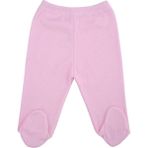 Bebelop Bebek Raporlu Patikli Tek Alt Eşofman Altı - Pembe - 6 Ay
