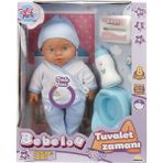 Bebelou Tuvalet Zamanı 35 cm Sesli Bebek Seti