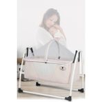 Bebelow Sobee Portatif Kurulumlu Lüks Sallanır Bebek Beşik - 45 x 85 cm - Krem