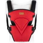 Bebeman Ergonomik Bebek Kanguru Taşıma - Bel Desteli Konforlu Kullanım - Kırmızı