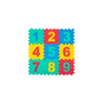 BebeMango 9 Parça Büyük Boy Sünger Yapılı Oyun Karosu Yer Matı Puzzle Yapboz-Sayılar