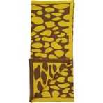 BebeMekan Leopar Baskılı Bebek Battaniye 90X120 cm - 90 x 120 cm - Sarı
