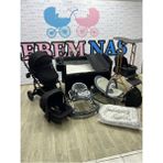 Bebemnas Yeni Doğan Bebek Çeyiz Seti Full Set (Bebek Arabası-Çanta-Puset-Yürüteç-Beşik-Anakucağı-Salıncak) - Siyah