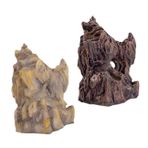 BEBEMOKO 2pcs Dekoratif Kaya Heykelcik Dağ Dekorasyonu Açık Bahçe Süsü Sahte Rockery Heykel Bahçesi Bonsai Akvaryum Çeşitli Renk