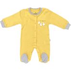 Bebengo Civcivli Patikli Bebek Tulumu TE3088 - 0 - 3 Ay - Hardal