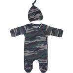 BebePan Camo Bebek Tulum Takımı 1998 - 0 - 3 Ay - Yeşil