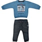 BebePan Music Erkek Çocuk Sweat Eşofman Takım 3-30 Ay - 24 - 30 Ay - Renkli