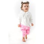 Bebesev Welsoft Peluş Unisex Kışlık Bebek Takımları Çocuk Giyim Bebek Kıyafeti çocuk kostümü Welsoft Takım - Açık Pembe - 0 - 6 Ay