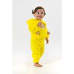 Bebesev Welsoft Peluş Unisex Kışlık Bebek Takımları Çocuk Giyim Bebek Kıyafeti çocuk kostümü Welsoft Takım - Sarı - 6 - 12 Ay