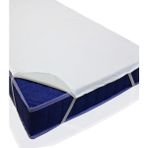 Bebesi 50 x 80 cm Alez Pamuklu Köşe Lastikli Sıvı Geçirmez Bebek Yatağı Alezi - Beyaz