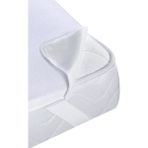 Bebesi Sıvı Geçirmez 70 x 100 cm Bebek Yatağı Alezi Micro Kumaş Köşe Lastikli Alez - Beyaz