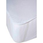 Bebesi Sıvı Geçirmez Bebek Yatağı Alezi 60 x 110 cm Yatak Koruyucu Pamuklu Köşe Lastikli - Beyaz