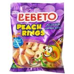 Bebeto 80 gr Peach Rings Jelibon