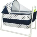 Bebetrendy Bebetrend New Cep Sallanır Sepet Beşik Portatif Bebek Beşiği Hamak - 45 x 80 cm - Lacivert