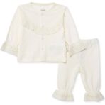 Bebetto Bebetto, Kız, Hırka-Patiksiz Alt, Çıtçıtlı, Ceremony, Bisiklet Yaka, Uzun, Uzun Kol - 0 - 1 Ay - Ekru