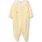 Bebetto Bebetto, Kız, Patikli Tulum, Çıtçıtlı, Sweet Princess, Fırfırlı Yaka, Uzun Paça, Uzun Kol - Sarı - 0 - 1 Ay