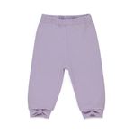 Bebetto İNTERLOK PATİKSİZ PANTOLON (LOVES YOU) LİLA