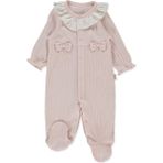 Bebetto Jakarlı Süprem Patikli Tulum (Sweet Prıncess) Pembe - 0 - 1 Ay
