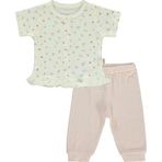 Bebetto Kız Bebek Pijama Takımı 0-1 Ay Gül Kurusu