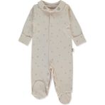 Bebetto Organik Interlok Patikli Tulum (Organıc Cute Bear) Somon - 1 - 3 Ay