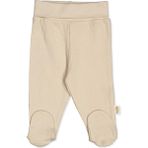 Bebetto Organik Süprem Double Patikli Pantolon Kız Çocuk Bej Pamuklu Yumuşak Konforlu Model - 1 - 3 Ay