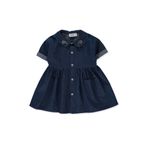 Bebetto TENCEL ELBİSE (FLOWER GIRL) LACİVERT