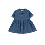 Bebetto TENCEL ELBİSE (FLOWER GIRL) MAVİ