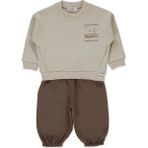 Bebetto Üç Ip Sweat 2li Takım (Gentleman) Kahverengi - 18 - 24 Ay