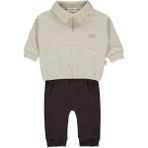 Bebetto Üç Ip Sweat 2li Takım (Self Enjoy) Kahverengi - 24 - 36 Ay