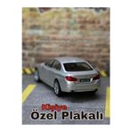 bebeym Bmw 535i Metal Araba - Bmw 535i Oyuncak Araba - kişiye özel plakalı Gri
