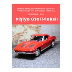 bebeym Chevrolet Corvette Klasik Metal Araba - 1:24 Ölçek Corvette Model Araba - Klasik Oyuncak Araba