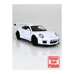 bebeym Porsche 911 1:36 Ölçek Beyaz Metal Araba - Kişiye Özel Plakalı