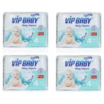 Bebiko Vip Baby Active Soft No:4 Maxi 128 Adet Bebek Bezi