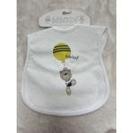 Bebitof 014 Bebek Mama Önlüğü Muşambalı Desenli - Ekru - Standart