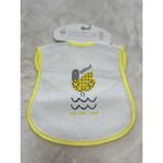 Bebitof 014 Bebek Mama Önlüğü Muşambalı Desenli - Füme - Standart