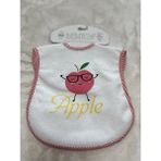 Bebitof 014 Bebek Mama Önlüğü Muşambalı Desenli - Kırmızı - Standart