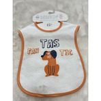 Bebitof 014 Bebek Mama Önlüğü Muşambalı Desenli - Turuncu - Standart