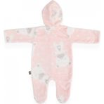 Bebitof Ayıcık Desenli Welsoft Bebek Tulumu 70324 Pembe 6-9 Ay