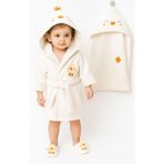 Bebitof Civciv Bebek 4 Lü Bornoz Seti %100 Pamuk 0-2 Yaş - 0 - 2 Yaş - Sarı