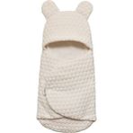 Bebitof Velboa Kabartmalı Ekru Kundak